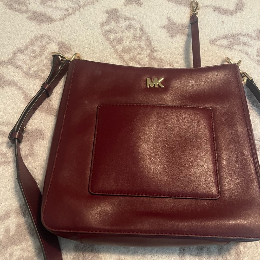 Mk burgundy crossbody